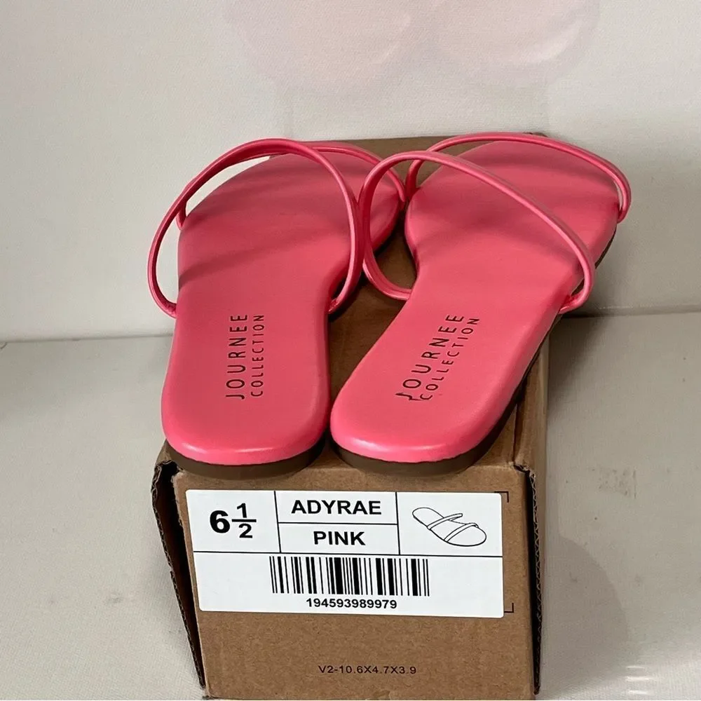 Journee Adyrae Flat Slide Sandal